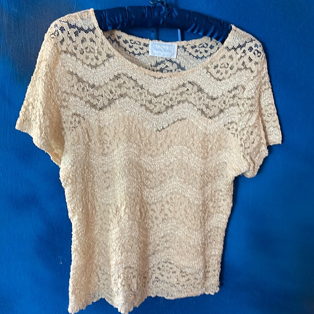 Vintage Lace 2 piece Cardigan & Tank - Picture 4 of 9